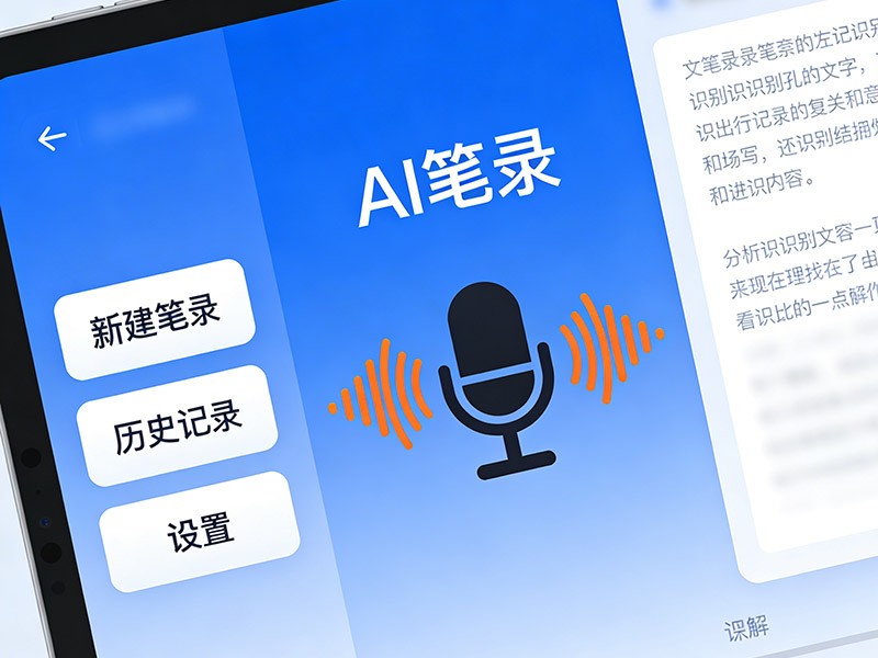 AI笔录插孔软件